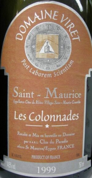 Alkolmarket.com DOMAINE VIRET VILLAGES 2007 COLONNA